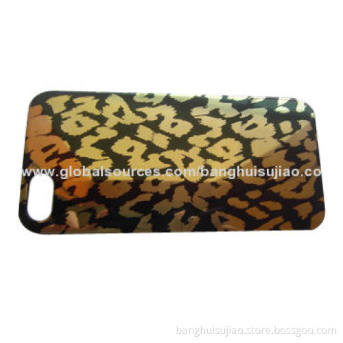 2014 Beautiful Design IMD Electroplating Gold Case for iPhone 5/5S, Scratch and Impaired Reflected